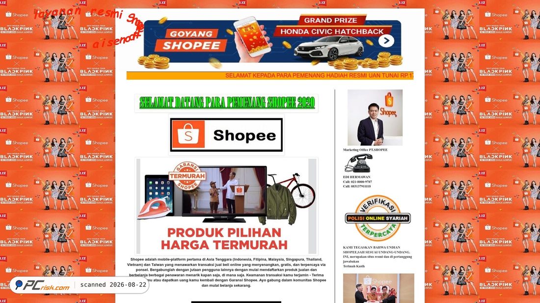 Screenshot van shopee1718.blogspot.com