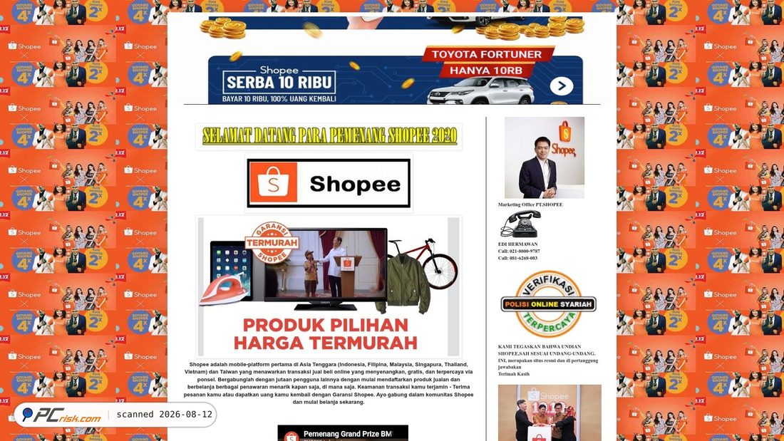 Screenshot of shopee8083.blogspot.com