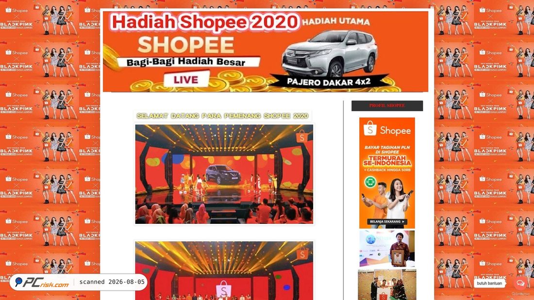 Screenshot of shopee987.blogspot.com