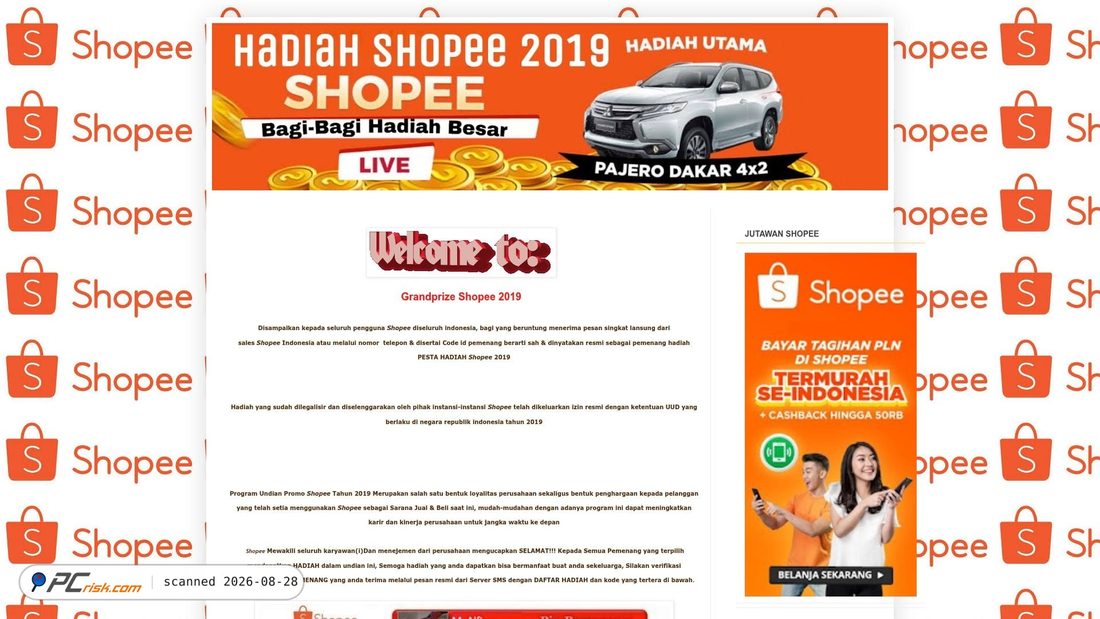 Screenshot von shopeejkt211.blogspot.com