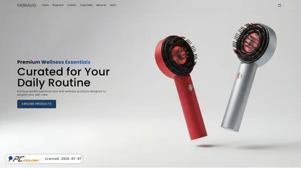 shopmoravo.com screenshot