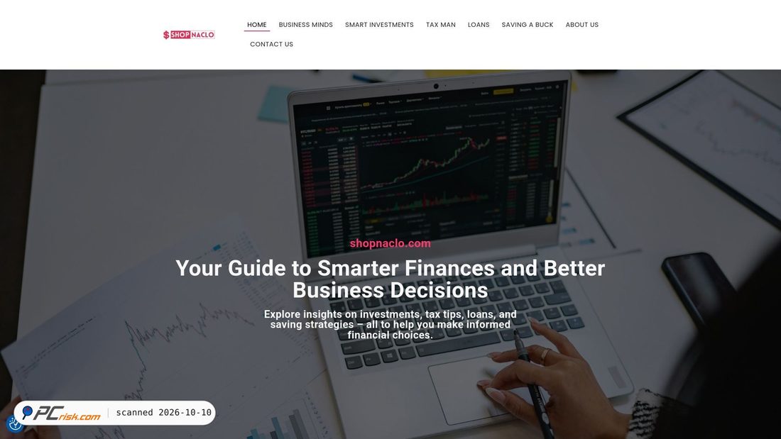 Screenshot of shopnaclo.com