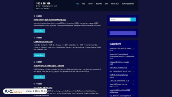 shorbecker.pages.dev screenshot