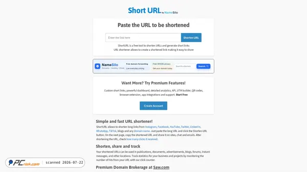 shorturl.at screenshot