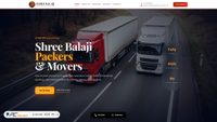 shreebalajipackersandmovers.com screenshot