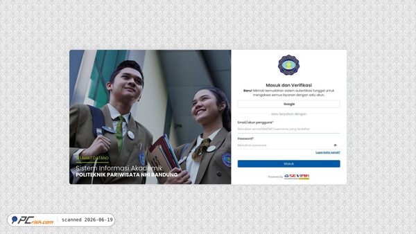 siakad.poltekpar-nhi.ac.id screenshot