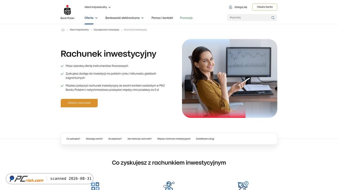 Screenshot von siclustrade.com