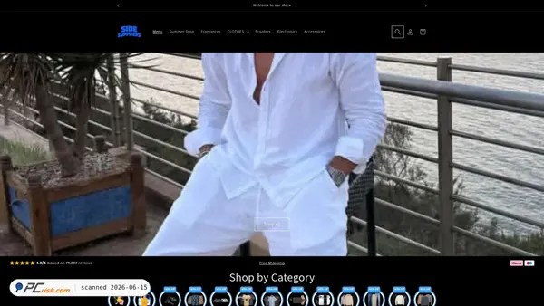 sidesuppliers.com screenshot
