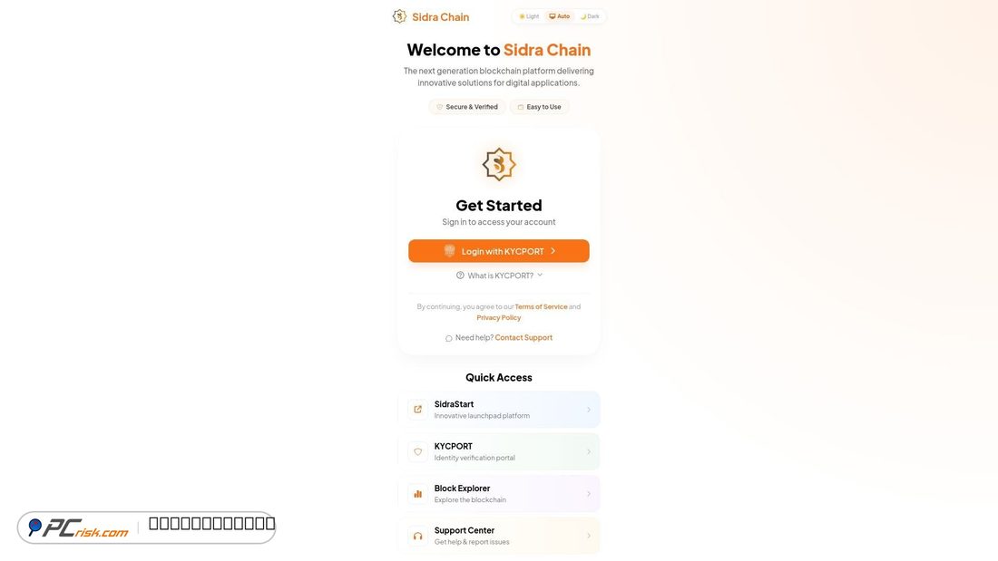 Screenshot of sidrachainn.net