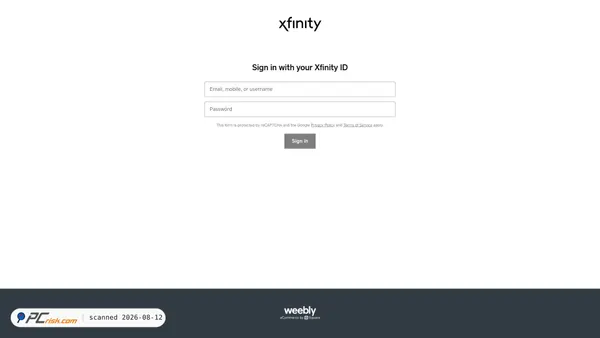 sign-in-to-xfinity-100289.weeblysite.com screenshot