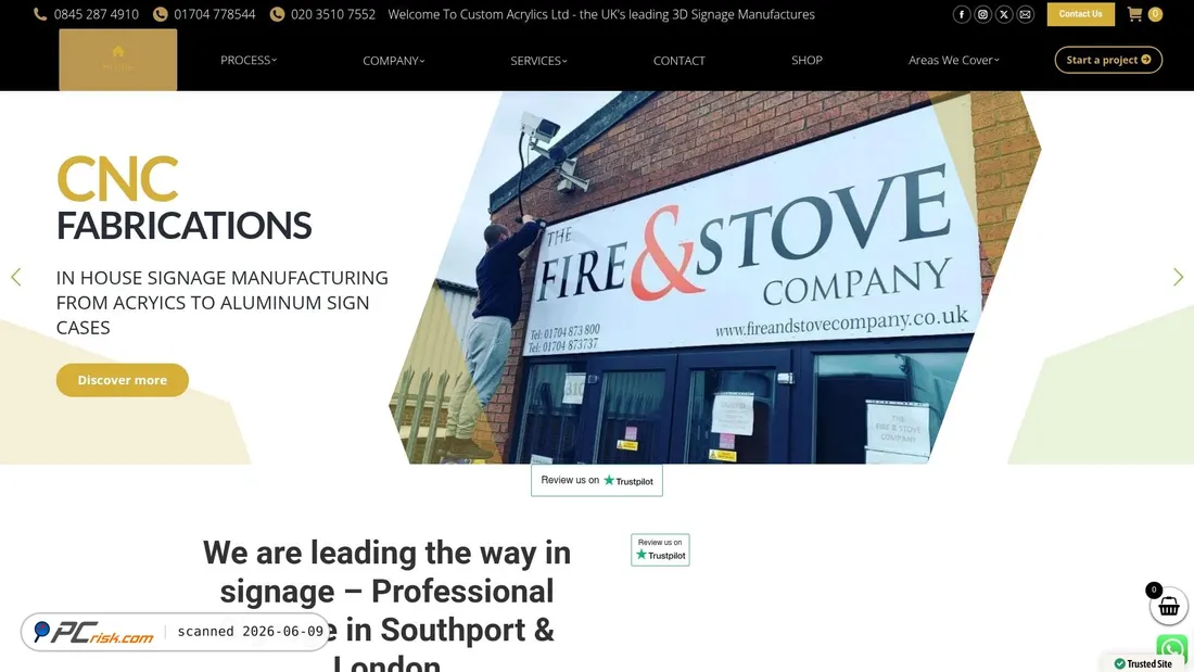 Screenshot of signwork.biz