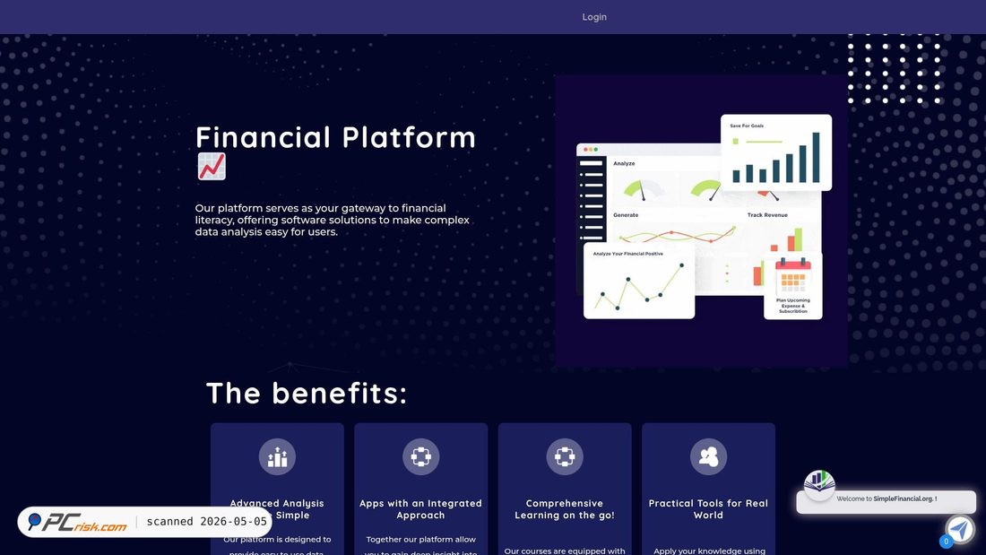 Screenshot di simplefinancial.org