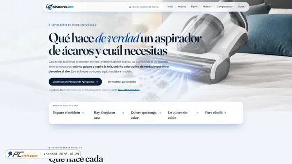 sinacaros.com Screenshot