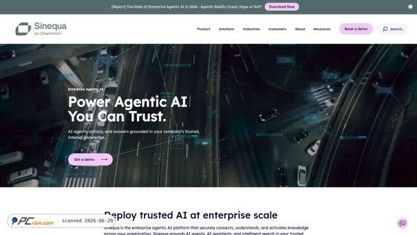 sinequa.com screenshot