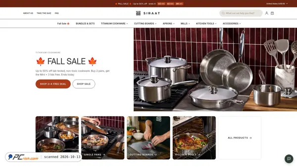 siraatskitchen.com screenshot