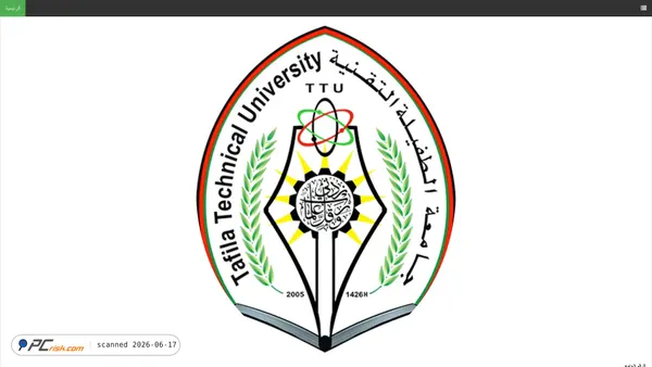 sis1.ttu.edu.jo screenshot