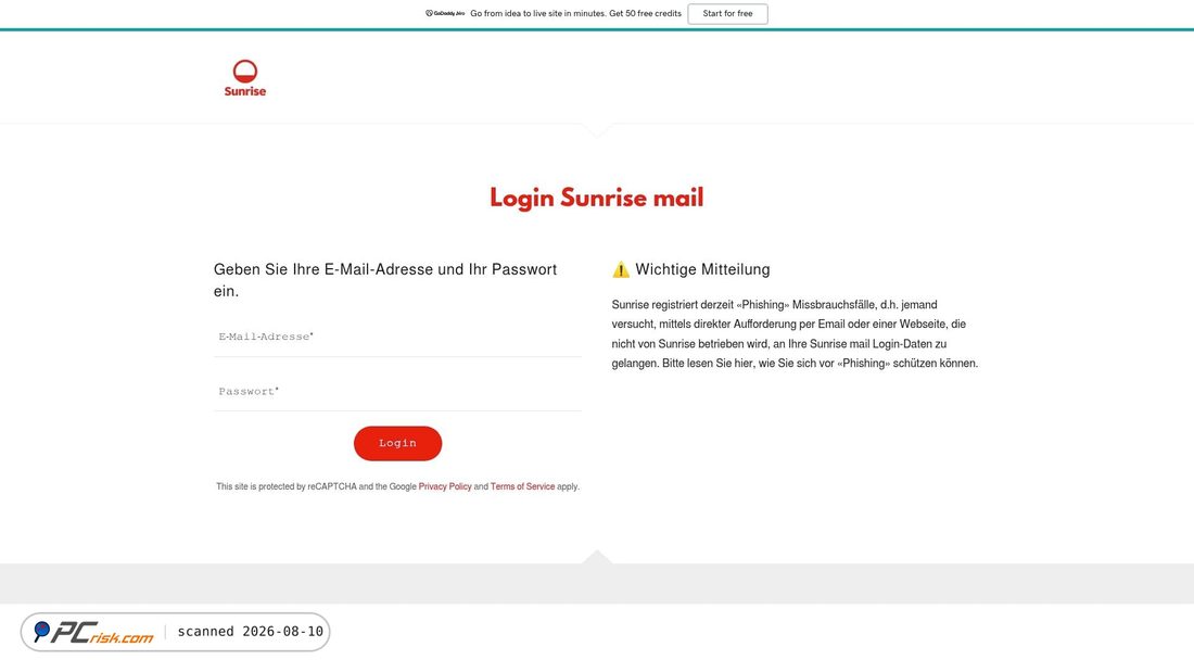 Screenshot of site-jn6w55wca.godaddysites.com