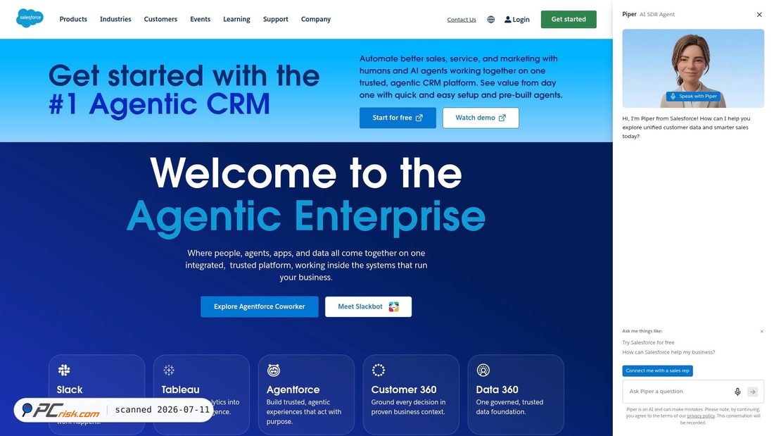 Screenshot of siteforce.com