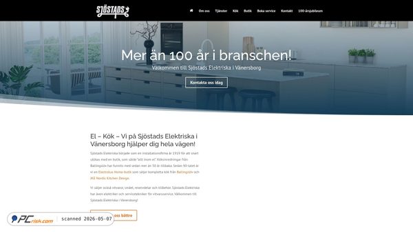 sjostads.se screenshot