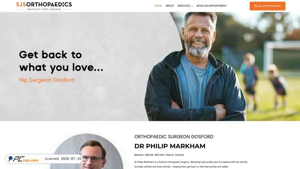 sjsgosford.com.au screenshot
