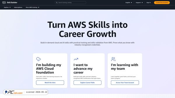 skillbuilder.aws screenshot