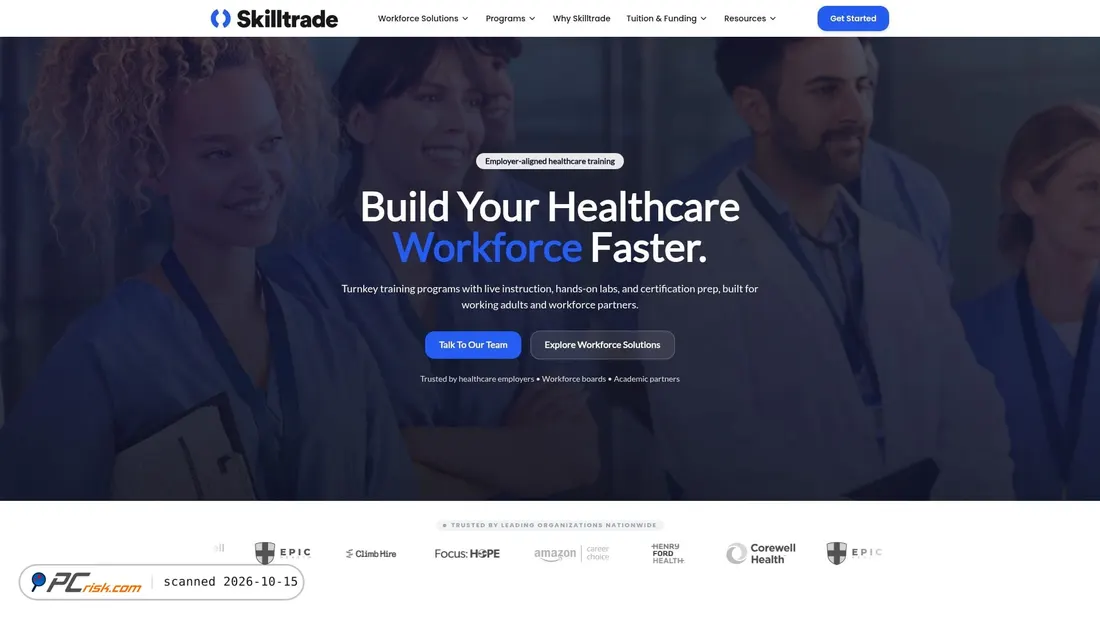 Screenshot of skilltrade.com