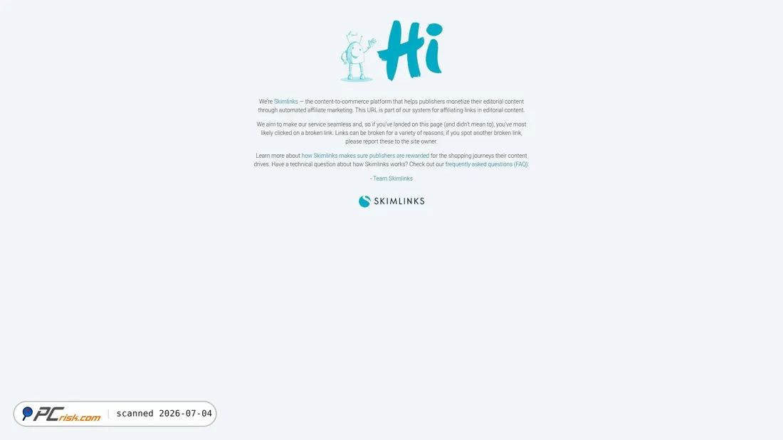 Screenshot of skimresources.com