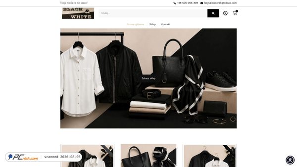 sklepblackwhite.pl screenshot