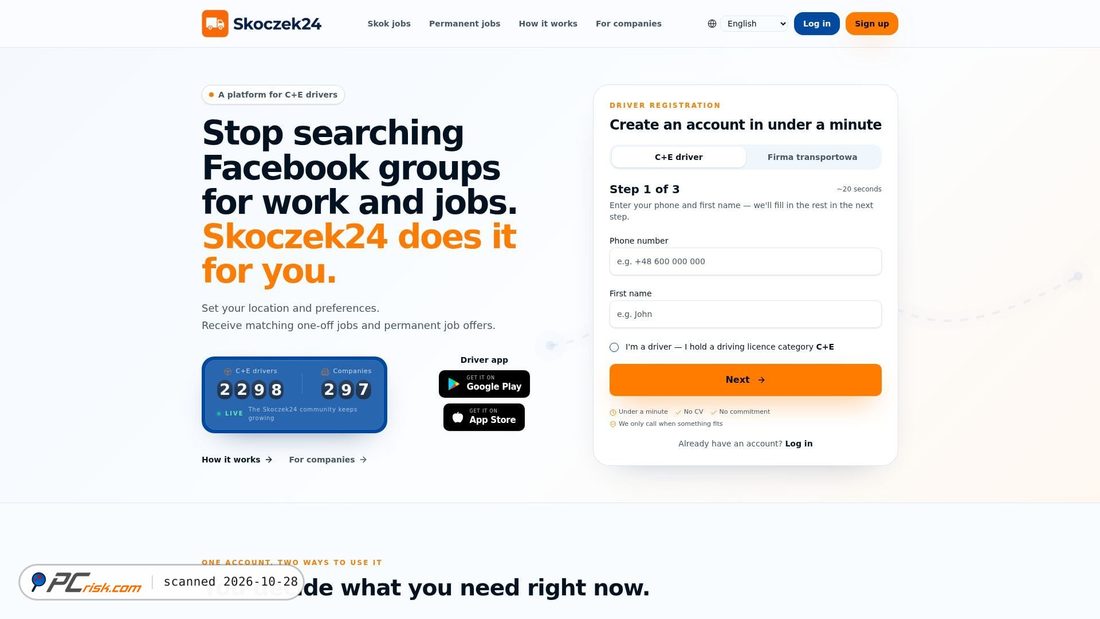 Screenshot of skoczek24.com