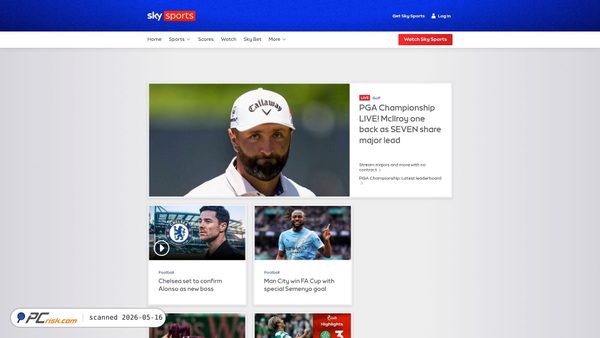 skysports.com screenshot