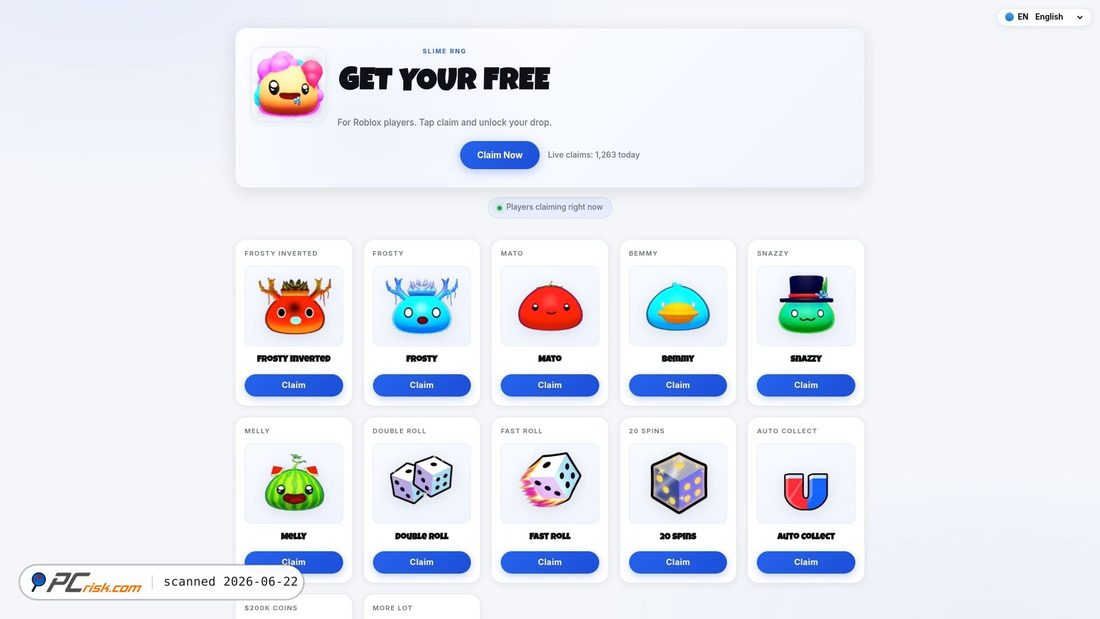Screenshot of slimepng.netlify.app