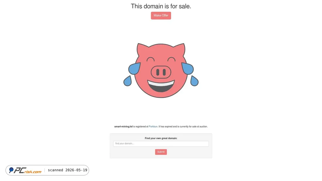 Screenshot of smart-mining.lol