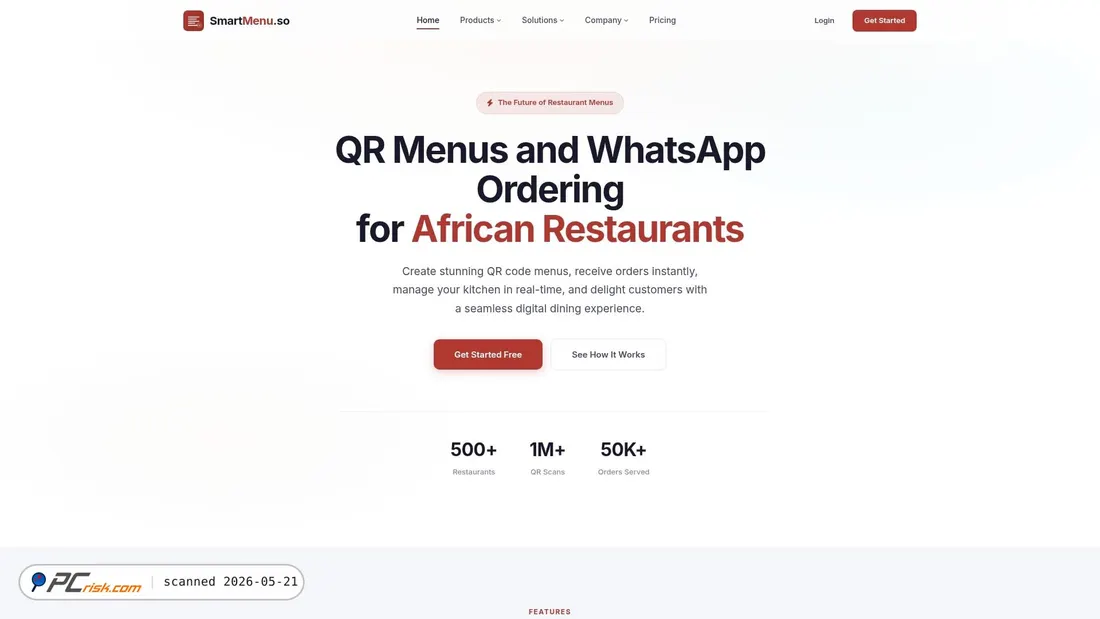 Screenshot of smartmenu.so