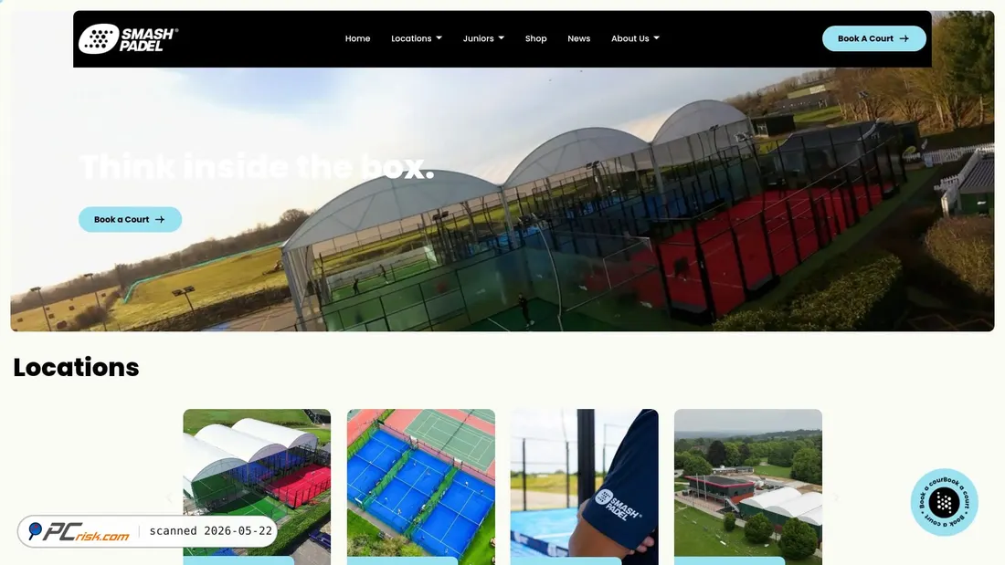 Screenshot of smashpadel.co