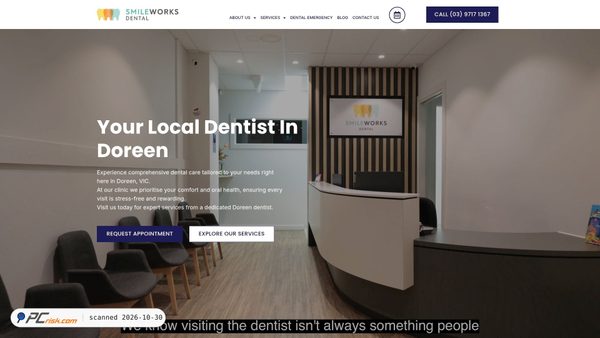 smileworksdentaldoreen.com.au Screenshot