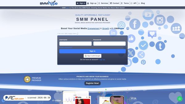 smmhype.com screenshot