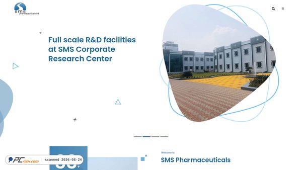 smspharma.com screenshot