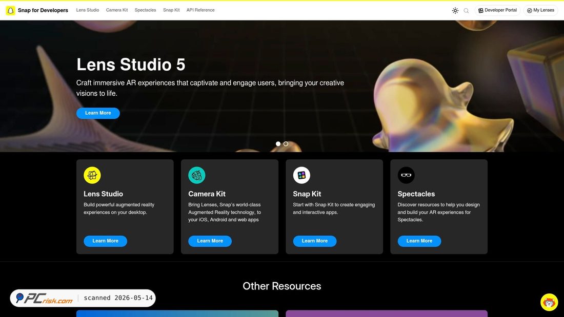 Capture d’écran de snapkit.com