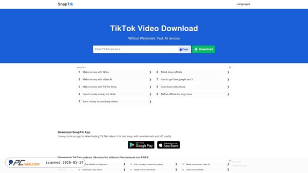 snaptik.app screenshot