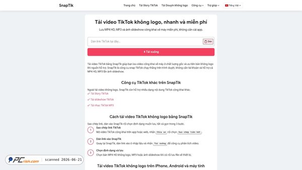 snaptik.id.vn screenshot