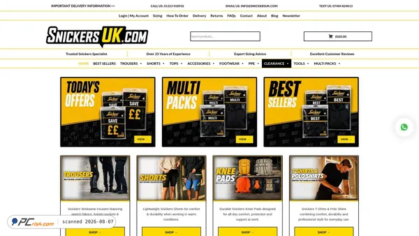 snickersuk.com screenshot