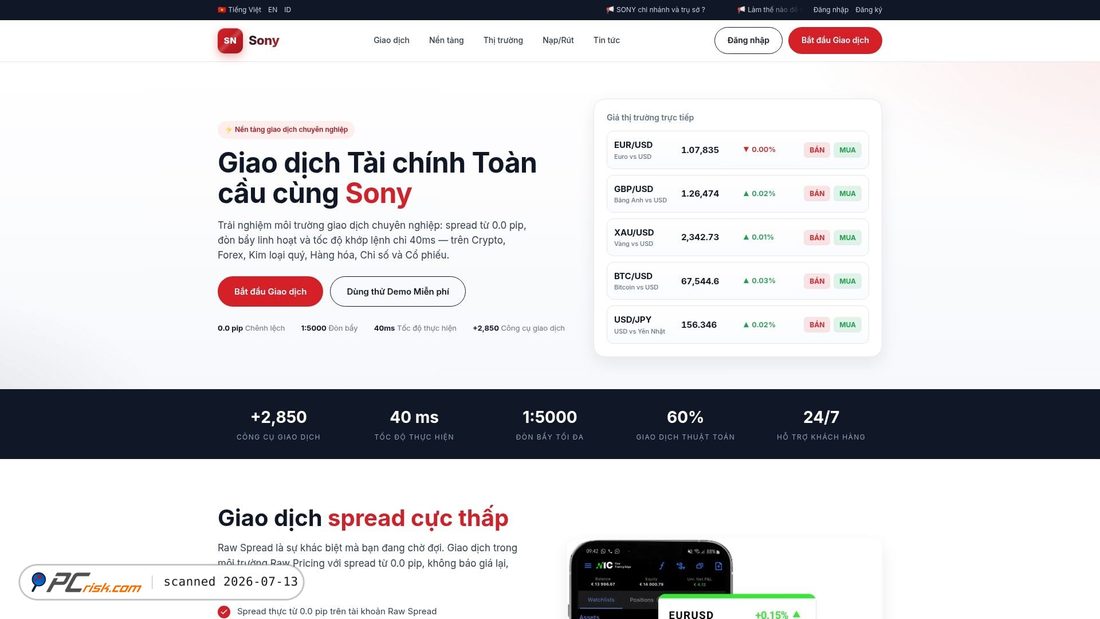 Screenshot of snvipvn.com