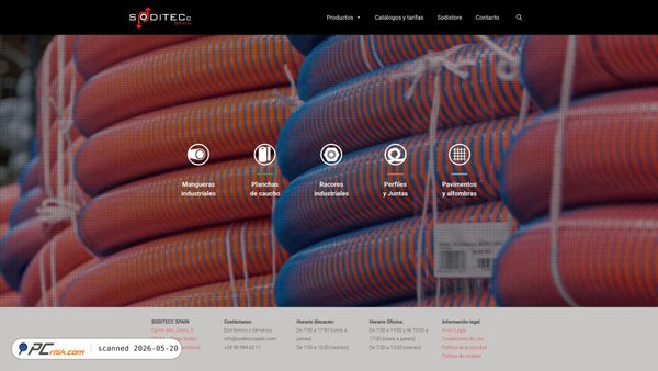 soditeccspain.com screenshot