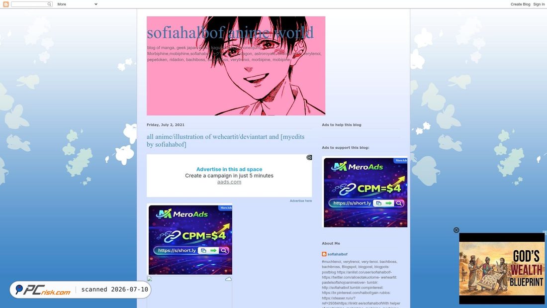Screenshot of sofiahalbofanimeworld.blogspot.com