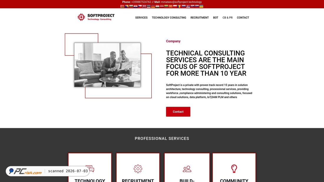 Screenshot of soft-project.org