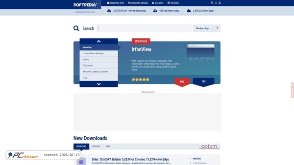 softpedia.com screenshot