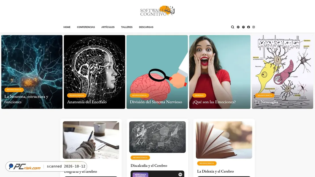 Captura de ecrã de softwarecognitivo.com