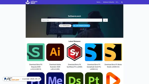softwareleech.com screenshot