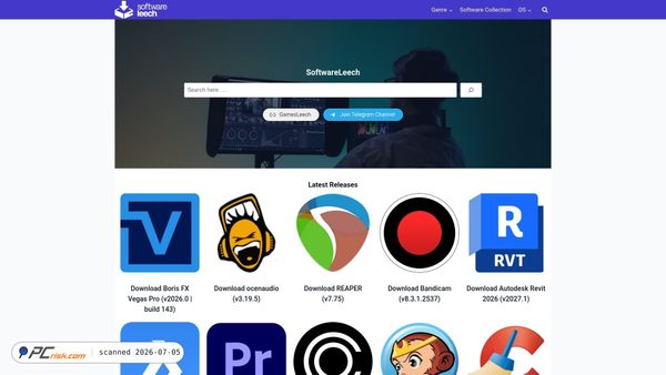 softwareleech.com screenshot