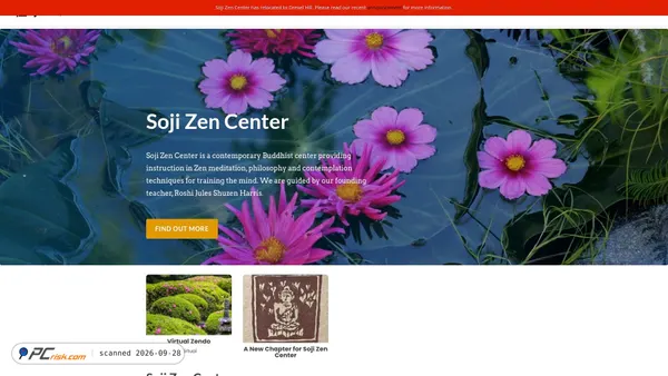 sojizencenter.com screenshot